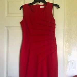 Calvin Klein red dress size 4 ❤️